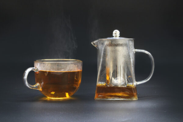 Large Tower Shape Glass Infuser Teapot - Image 5