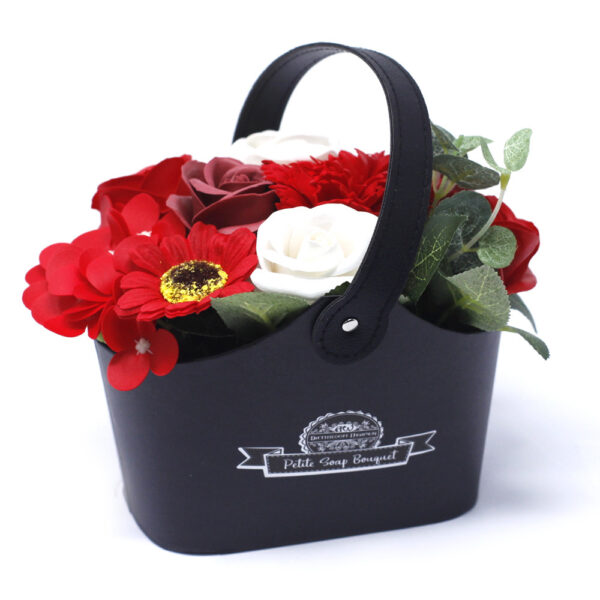 Rich Reds Bouquet Petite Basket