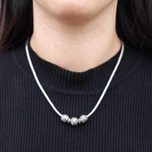 Silver & Gold Necklace - Image 4