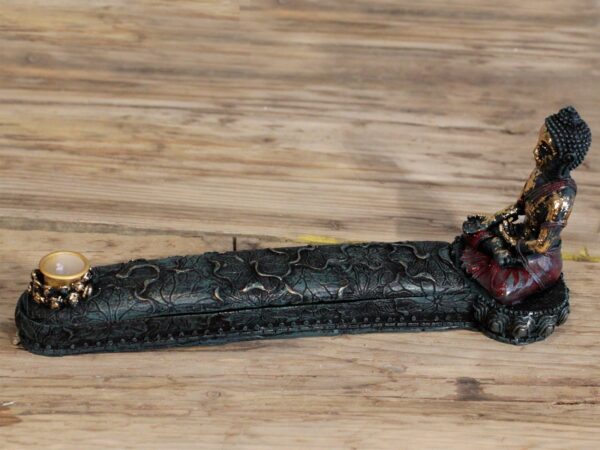Antique Buddha Incense Burner & Box - Image 5