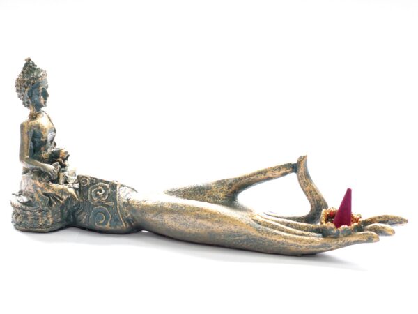 Antique Buddha Hand Incense Burner - Image 4