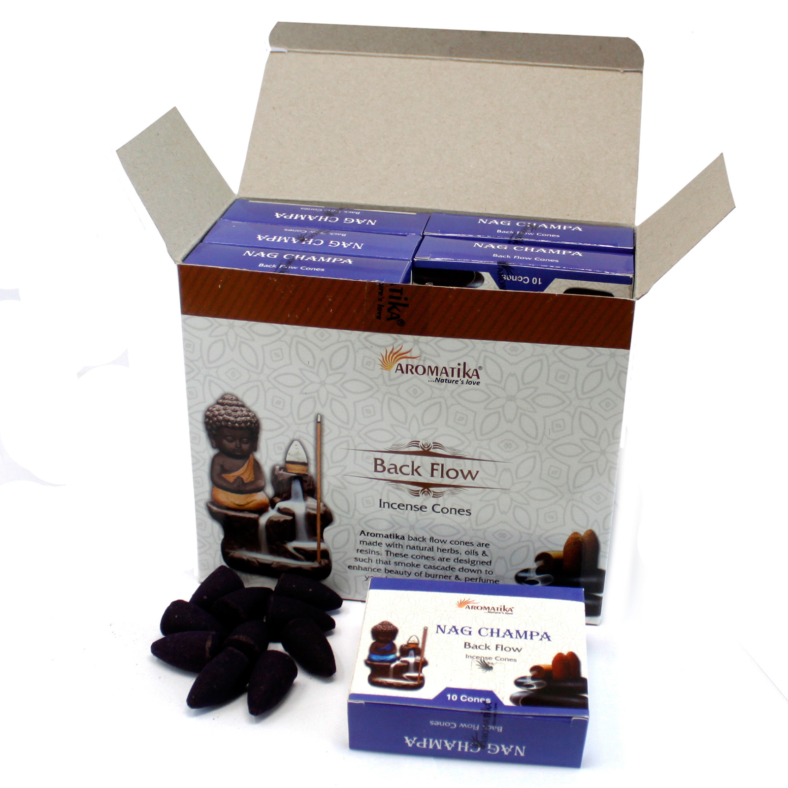Aromatika Backflow Incense Cones - Image 3