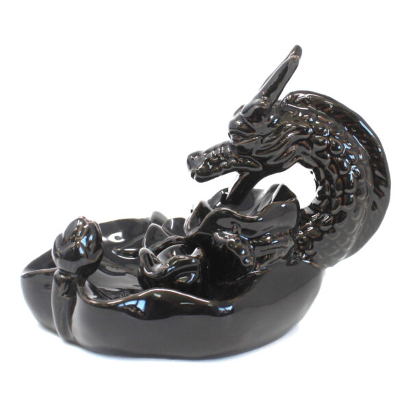 Large Dragon Pool Backflow Incense Burner - Image 2