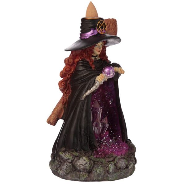 LED Witch Backflow Incense Burner - Image 2