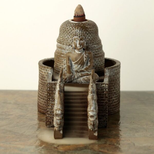 Thai Buddha Temple Backflow Incense Burner - Image 4