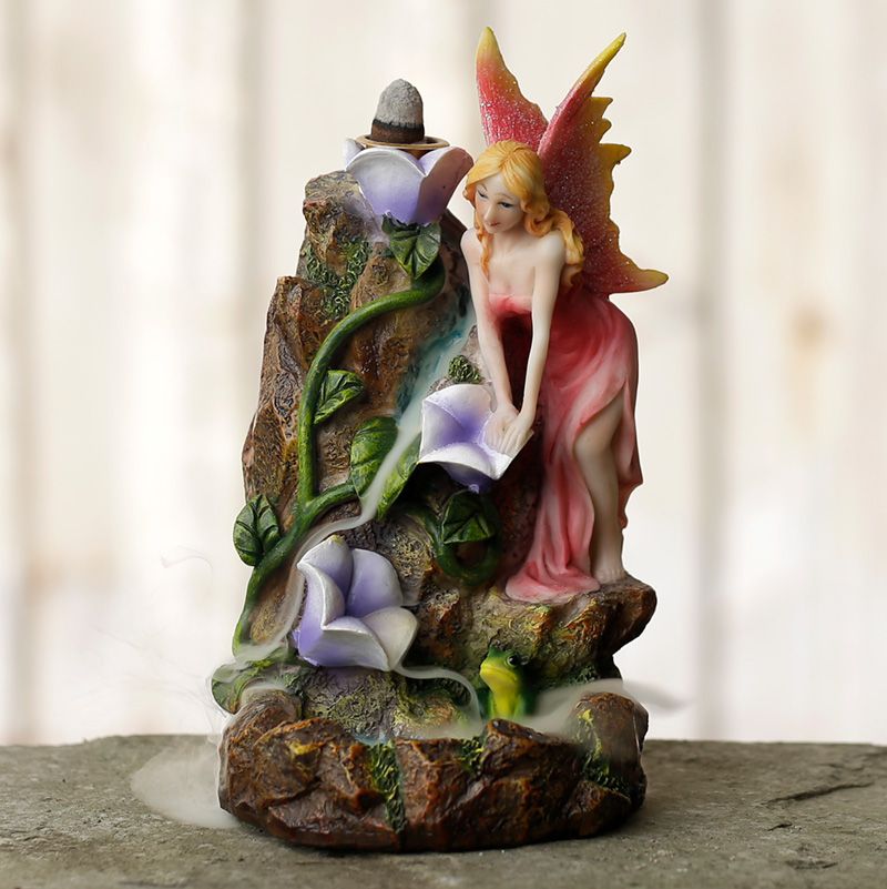 Fairy Flower Garden Backflow Incense Burner - Image 5