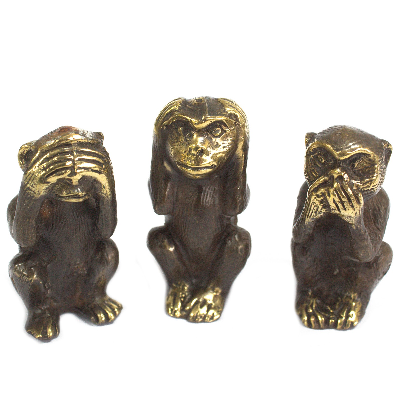 Three Wise Brass Monkeys - Image 3