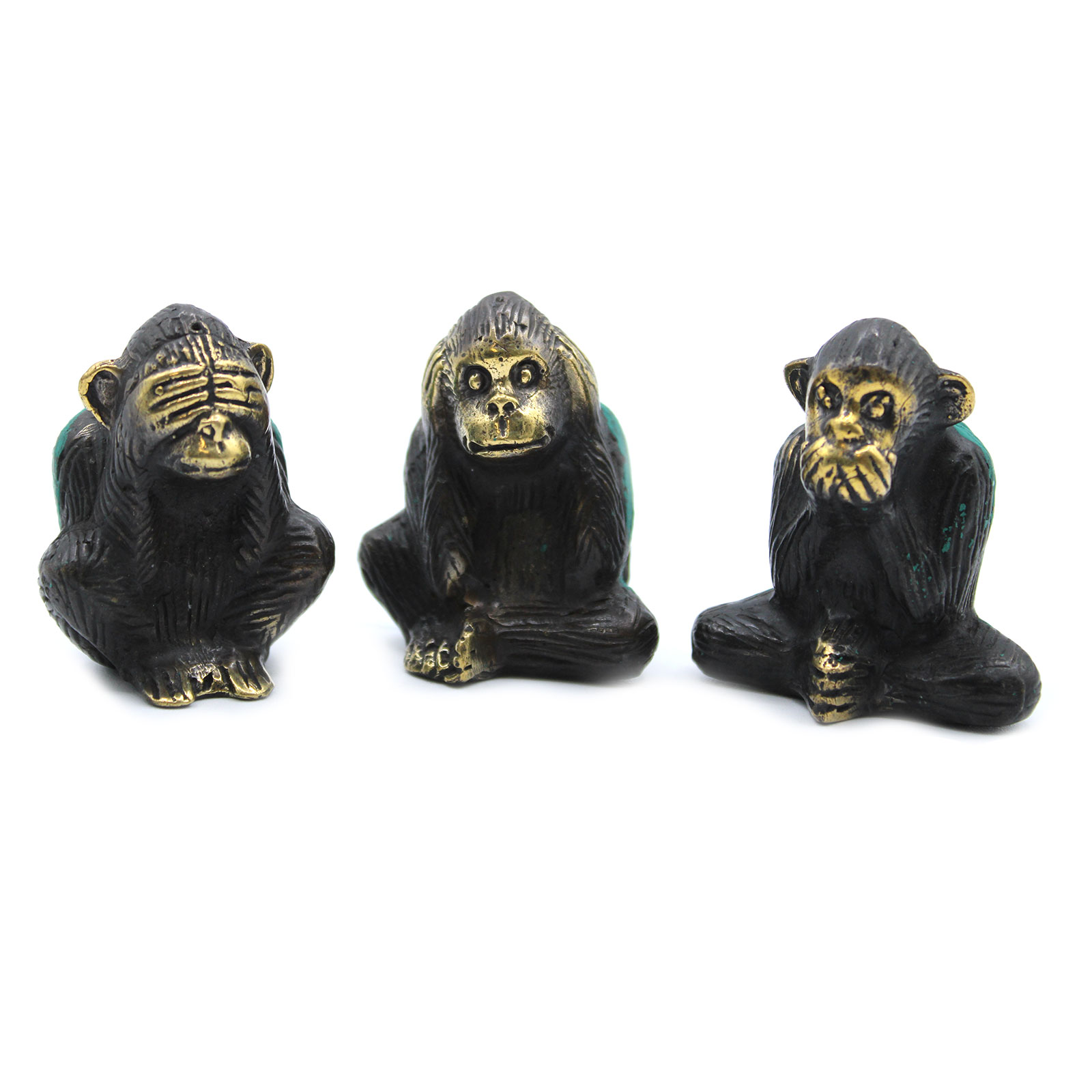 Three Wise Brass Monkeys