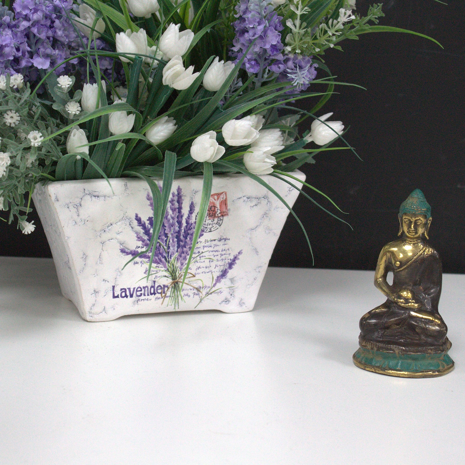 Mini Meditating Sitting Brass Buddha