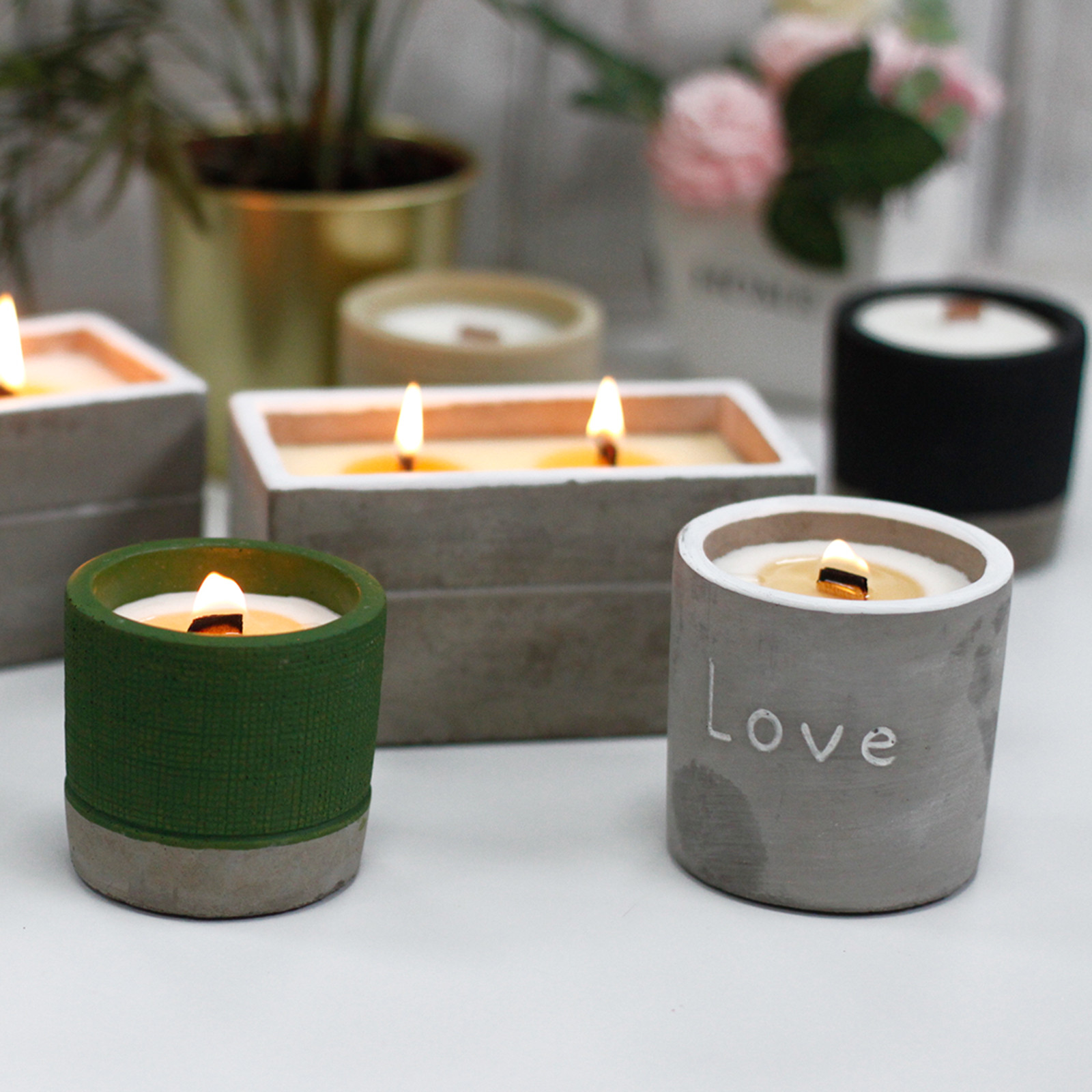 Wooden Wick Candles