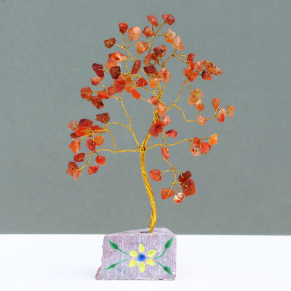 Carnelian Indian Gemstone Tree 80 Stones