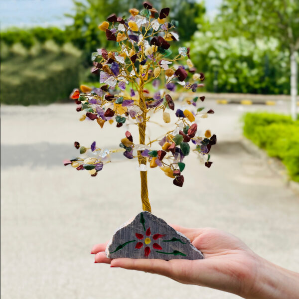 Multi Colour Indian Gemstone Trees - Image 4