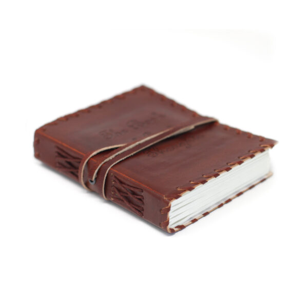 Leather Book of Thoughts with Wrap Notebook