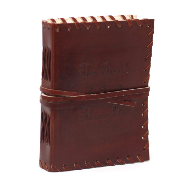 Leather Book of Thoughts with Wrap Notebook - Image 4