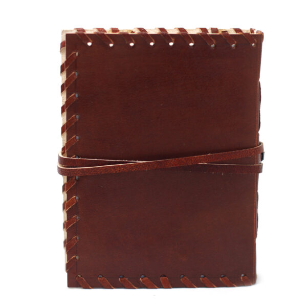 Leather Book of Thoughts with Wrap Notebook - Image 6