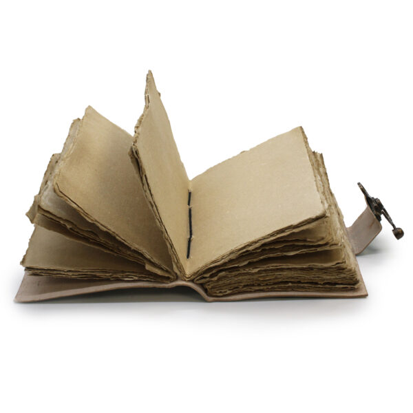 "Bee Kind" Deckle-edge Leather Notebook - Image 3