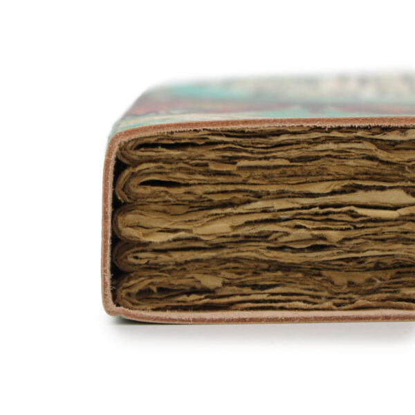 "Bee Kind" Deckle-edge Leather Notebook - Image 4