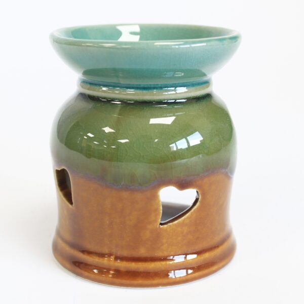 Heart Cut-out Design Classic Rustic Oil Burners (assorted) - Image 2