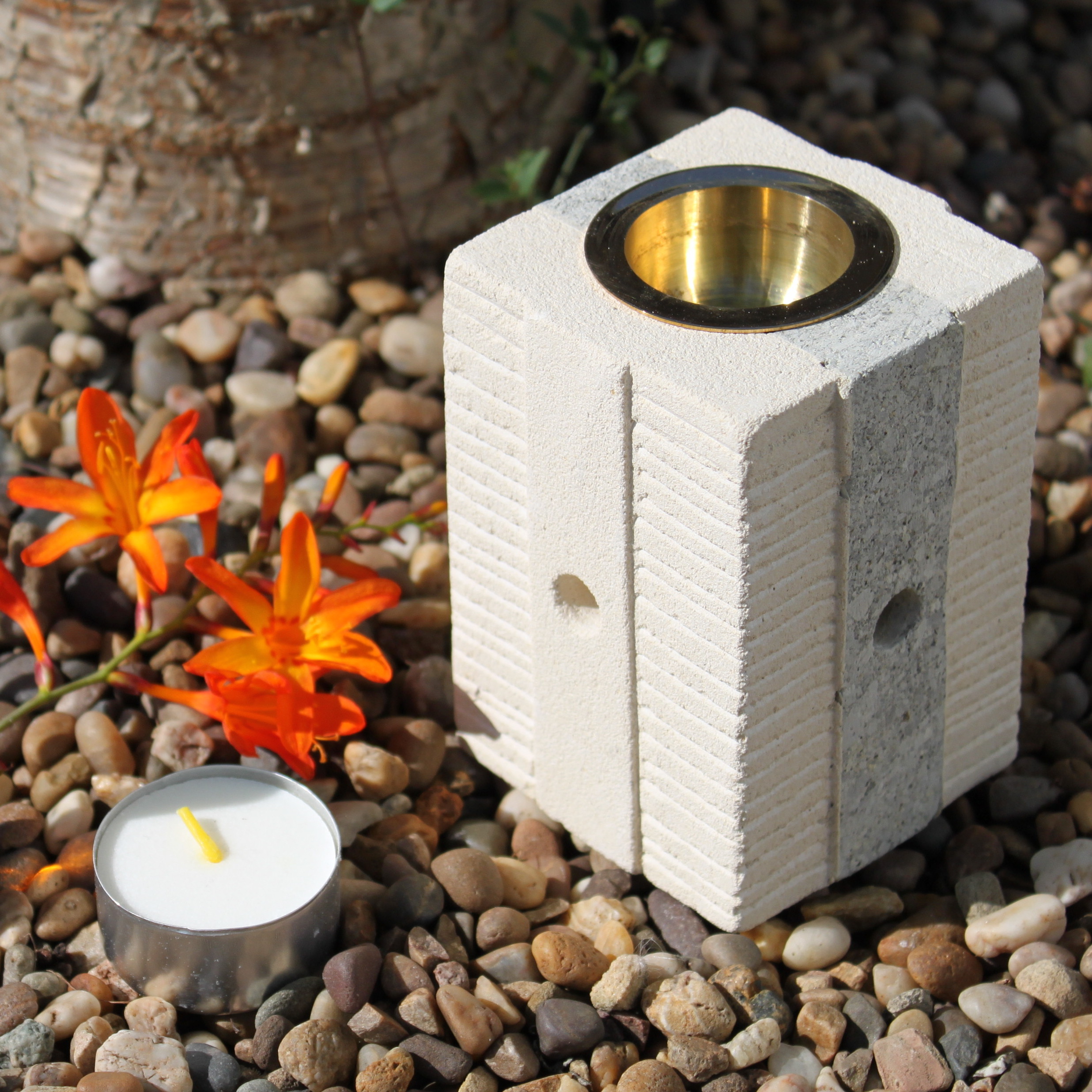 Combo Square Sandstone Oil Burner - Image 2