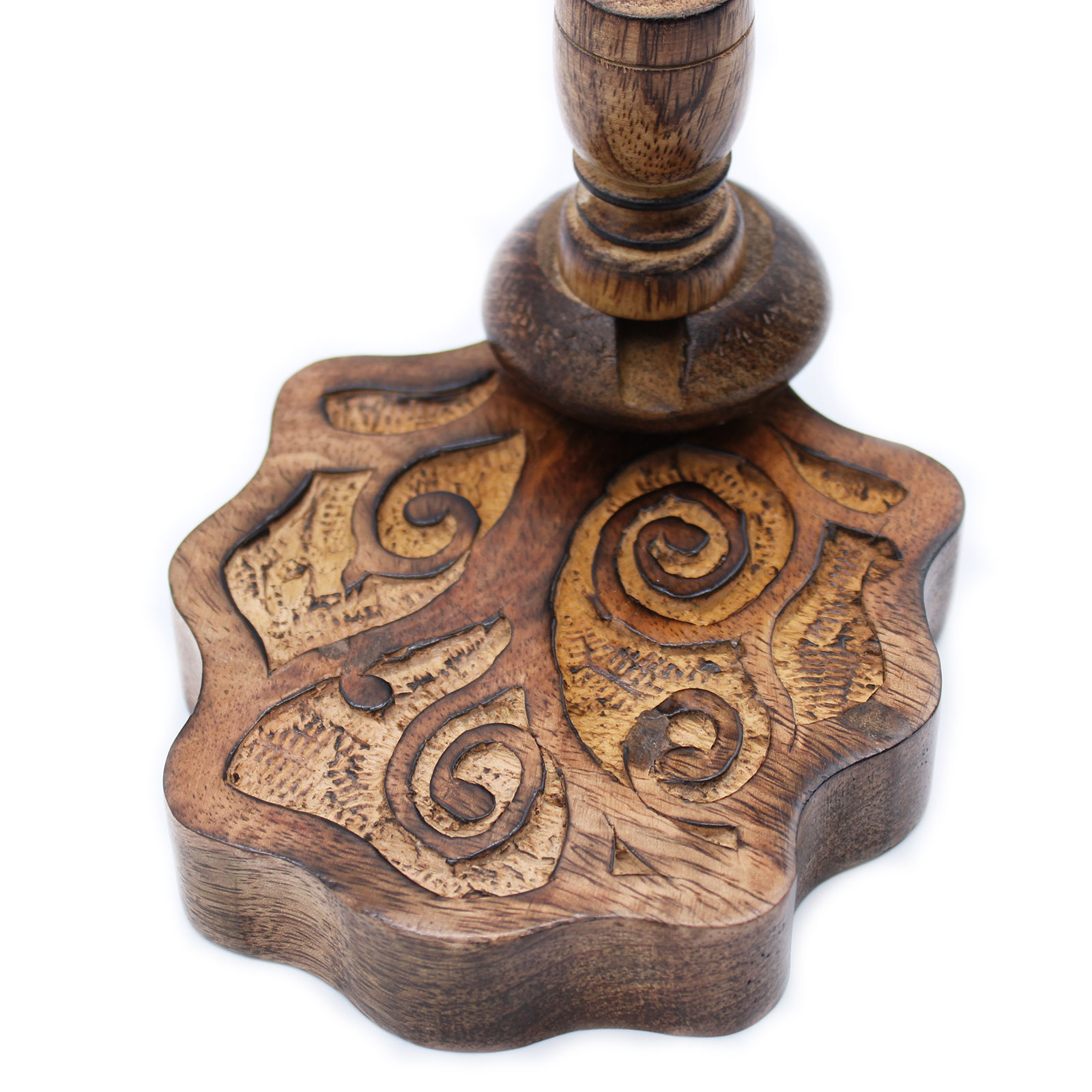 Tree of Life Mango Wood Backflow Incense Burners - Image 3