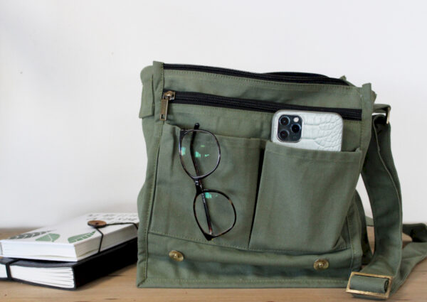 Cotton Canvas Messenger Bags