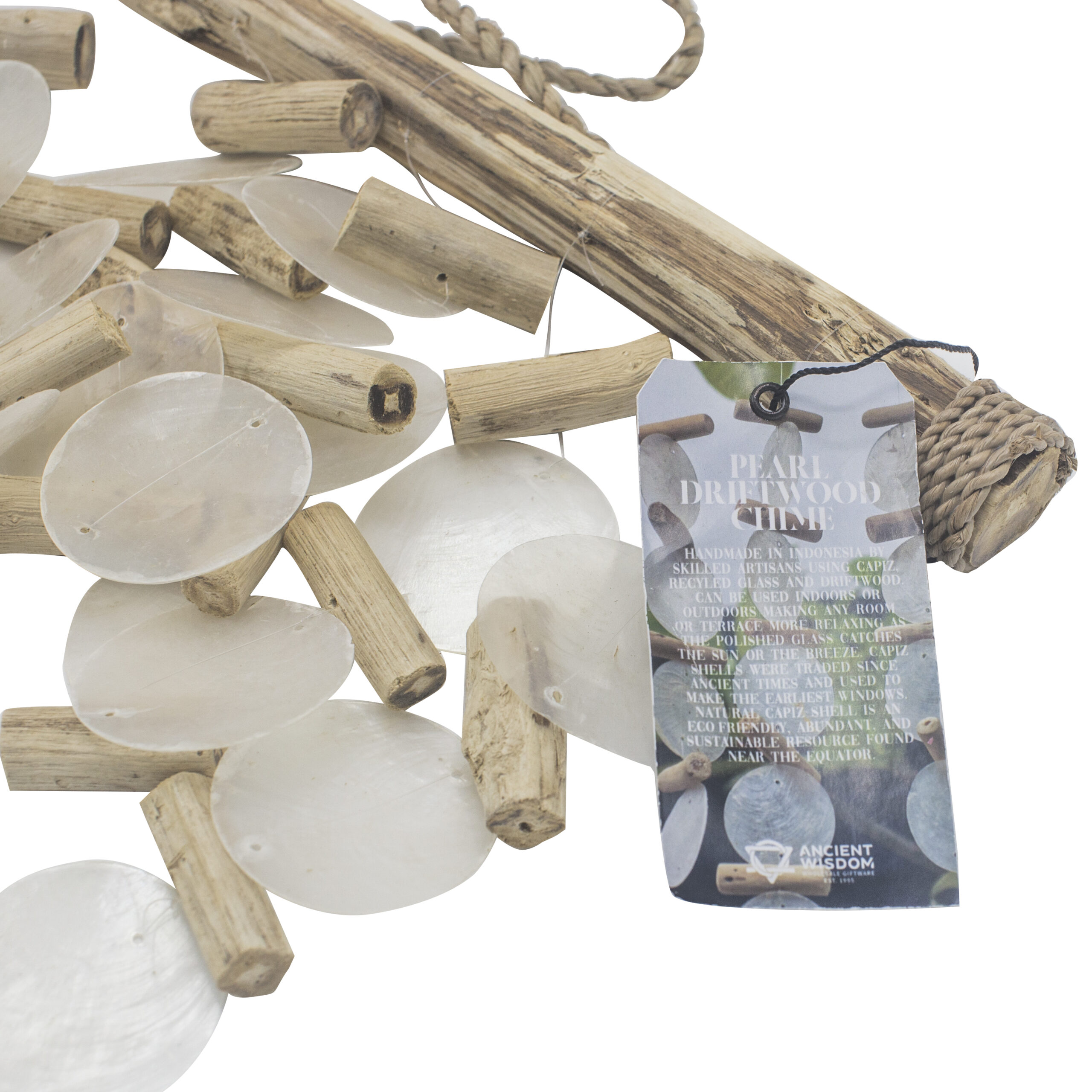 Pearl Effect Driftwood Chime - Image 4