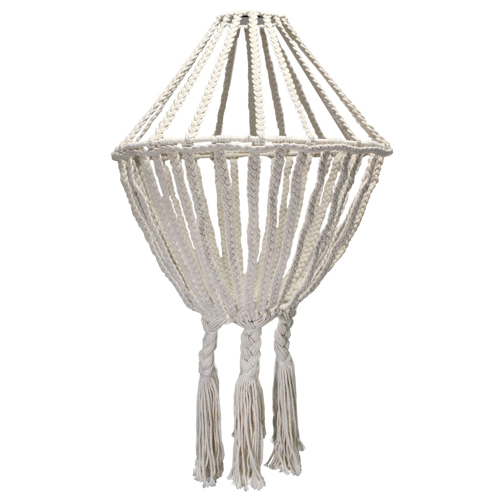 Macramé Large Drop Chandeliers - Image 2
