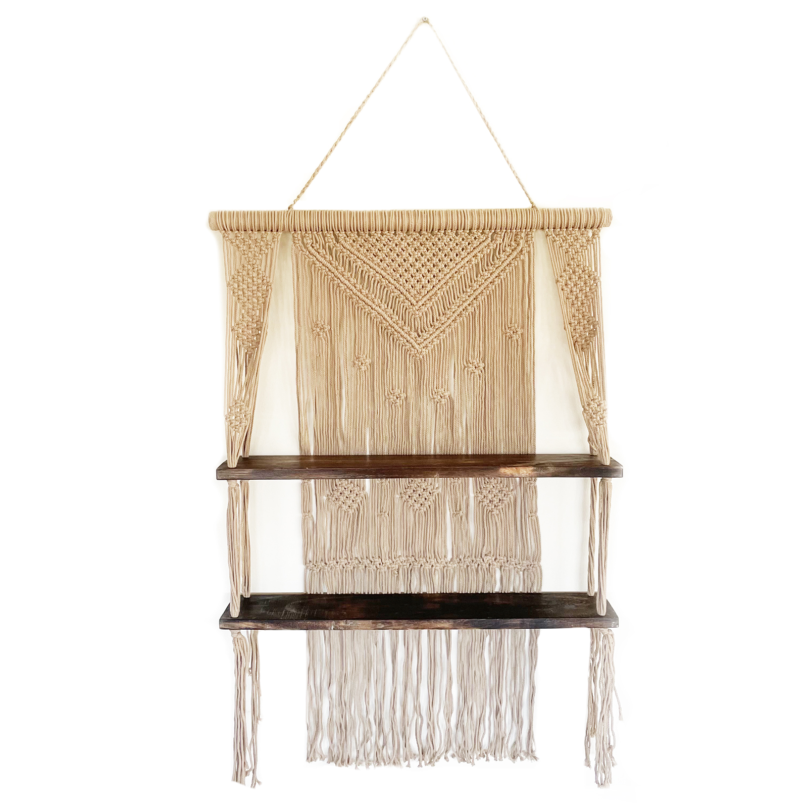 Macramé Hanging Shelves - Image 6