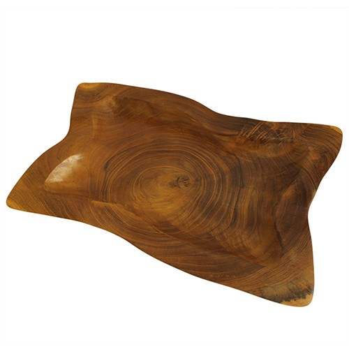 Teak Square Plate