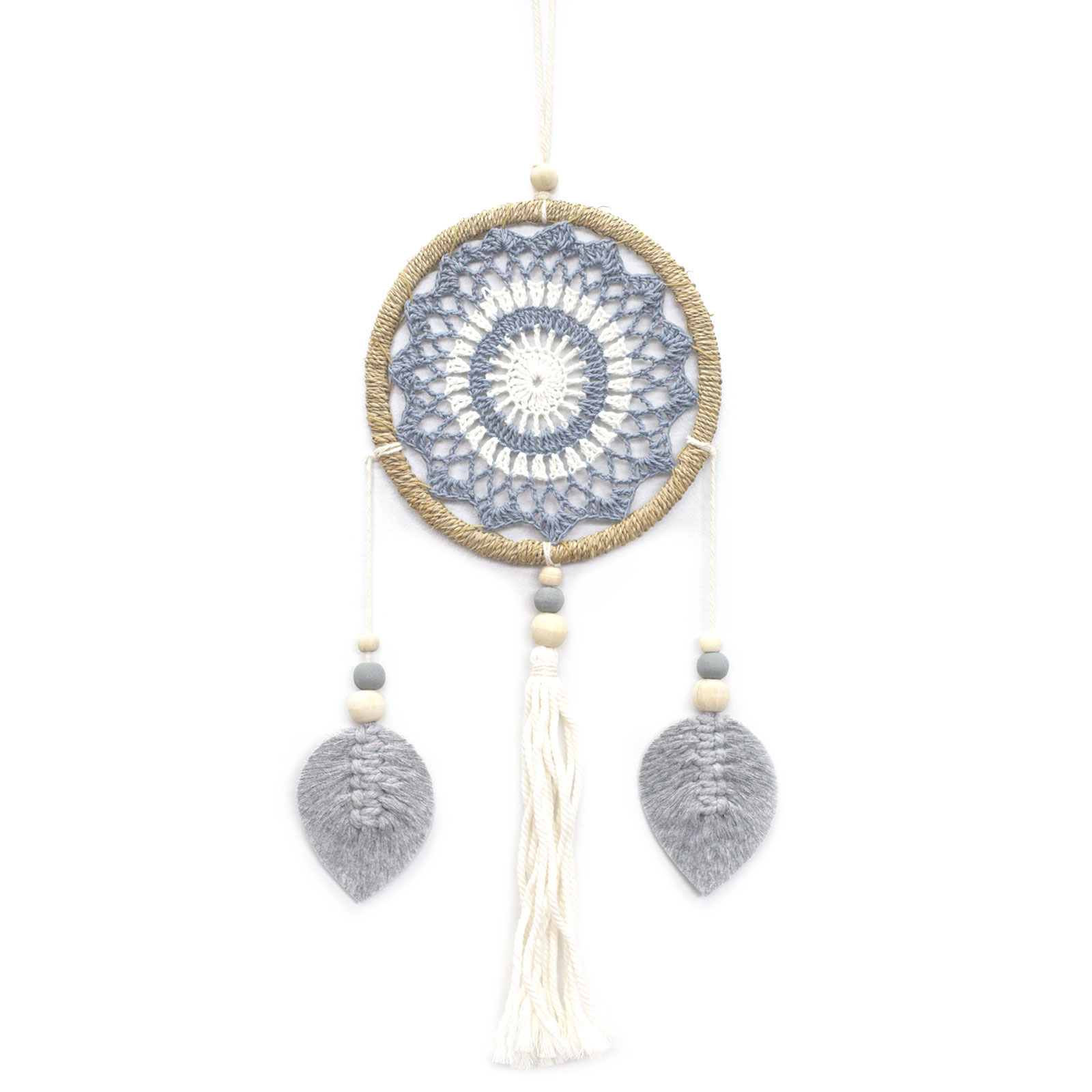 Medium Grey Elemental Spirits Dream Catcher - Image 2