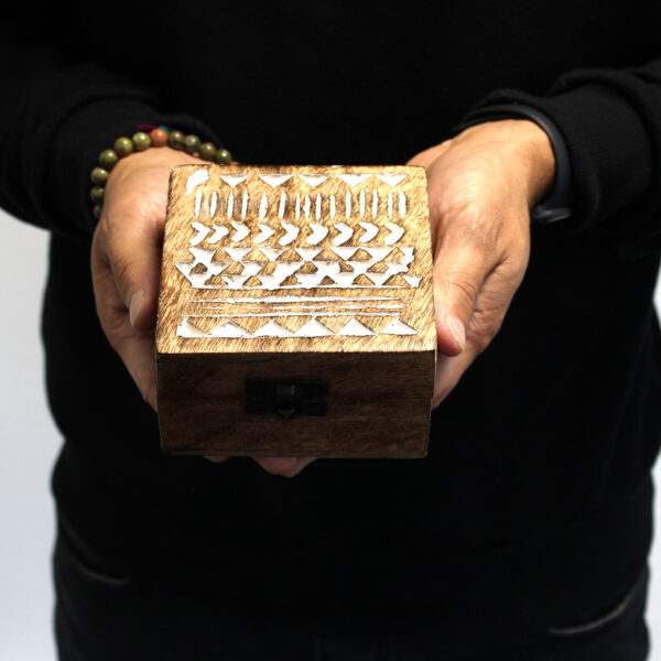 White Washed Wooden Boxes - Image 8