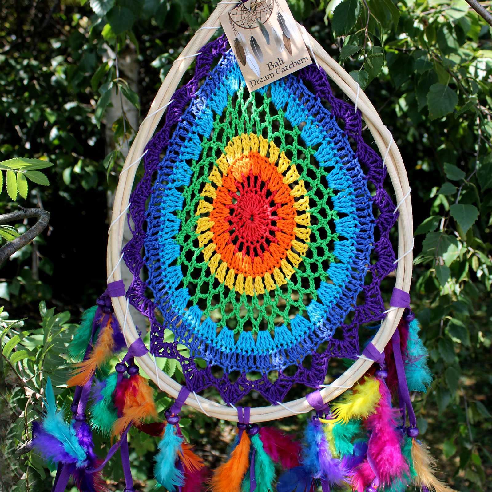 Multi Teardrop Bali Dream Catchers - Image 3