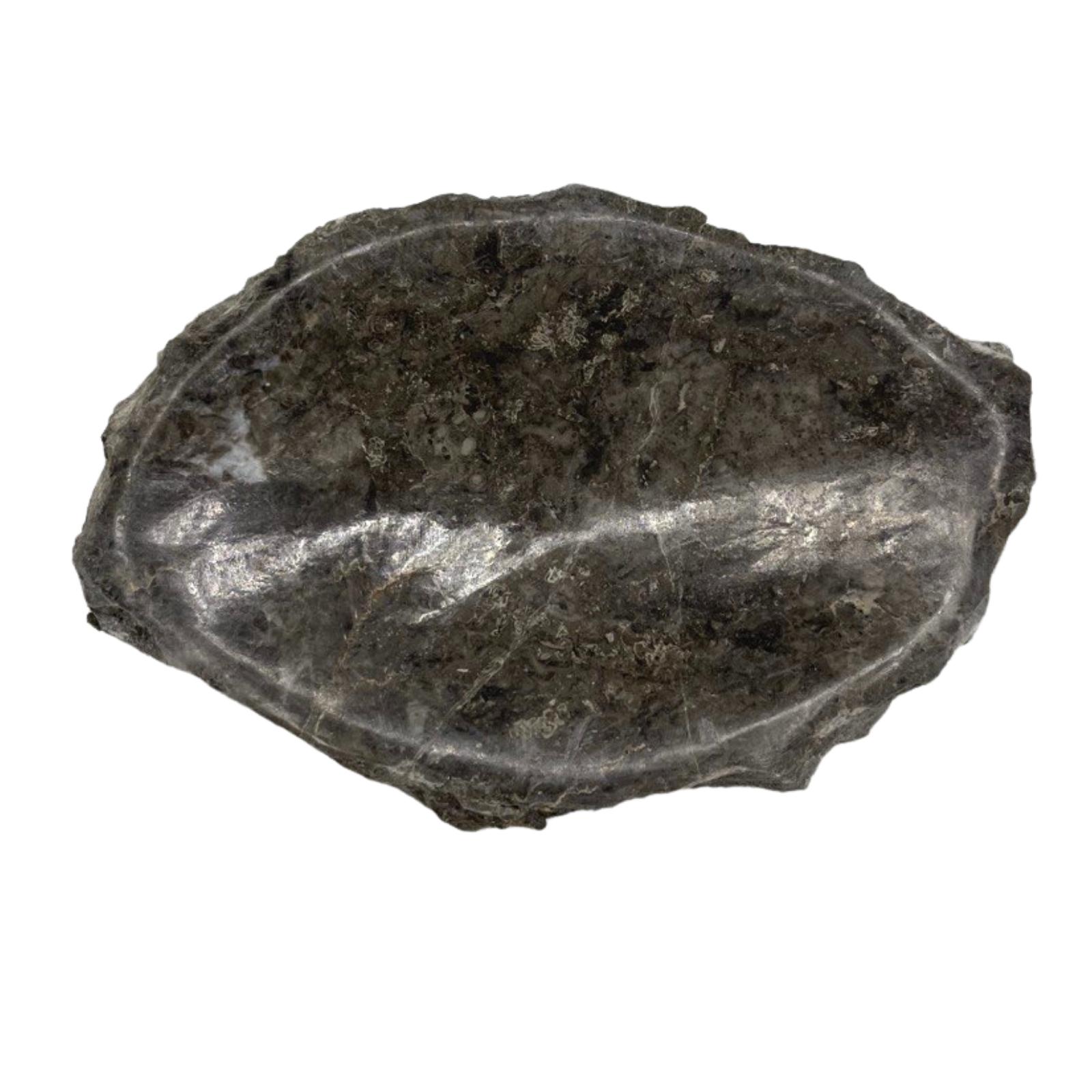 Natural Grey Marble Soap Dish - Image 2