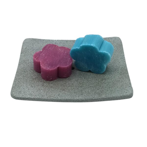 Square Shaped Zeolite Stone Soap Dish - Image 5