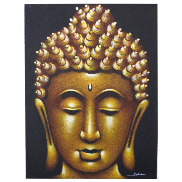 Sand Finish Buddha Paintings