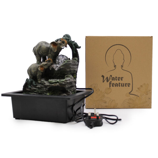 Elephant Family Water Fountain - Image 5