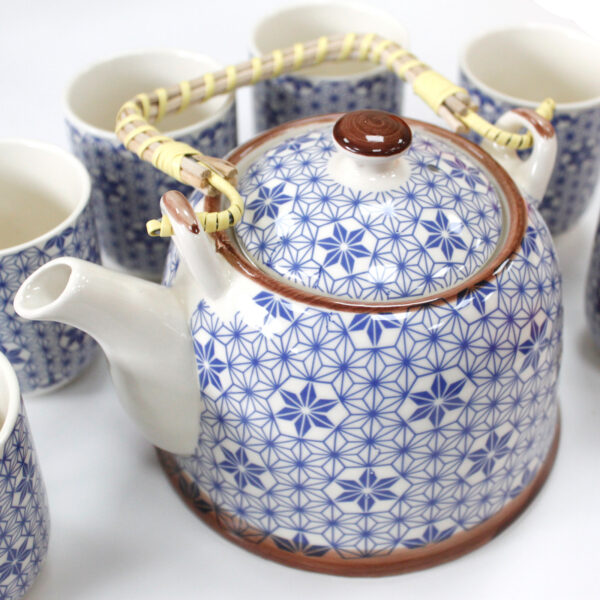 Blue Star Herbal Teapot Set - Image 2
