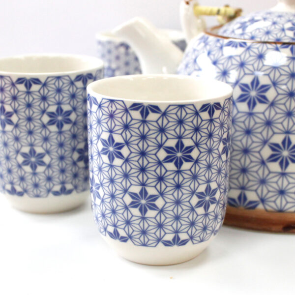 Blue Star Herbal Teapot Set - Image 3