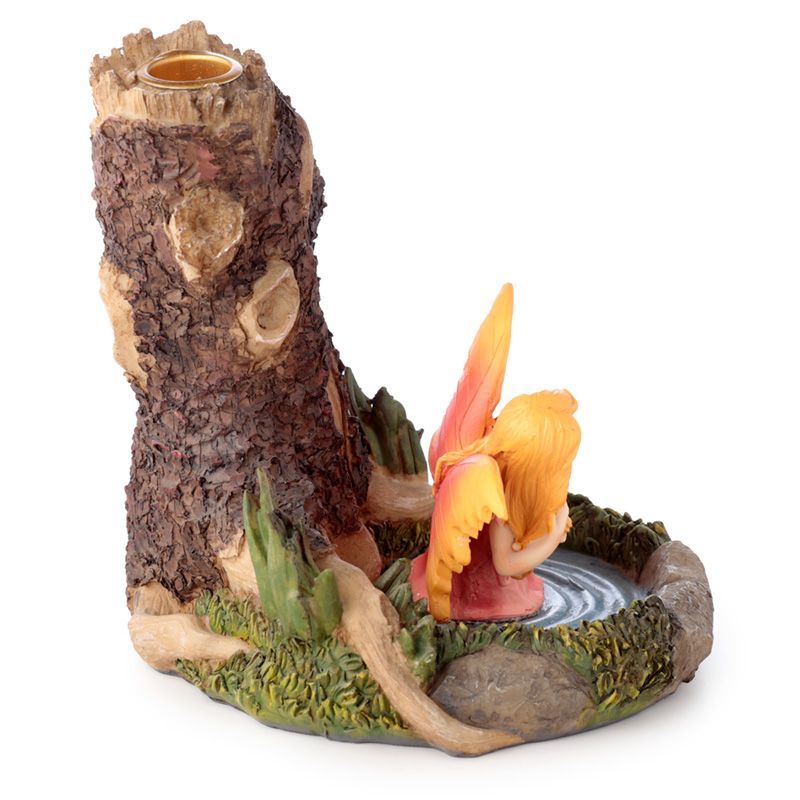 Ancient Tree Fairy Lake Backflow Incense Burner - Image 2