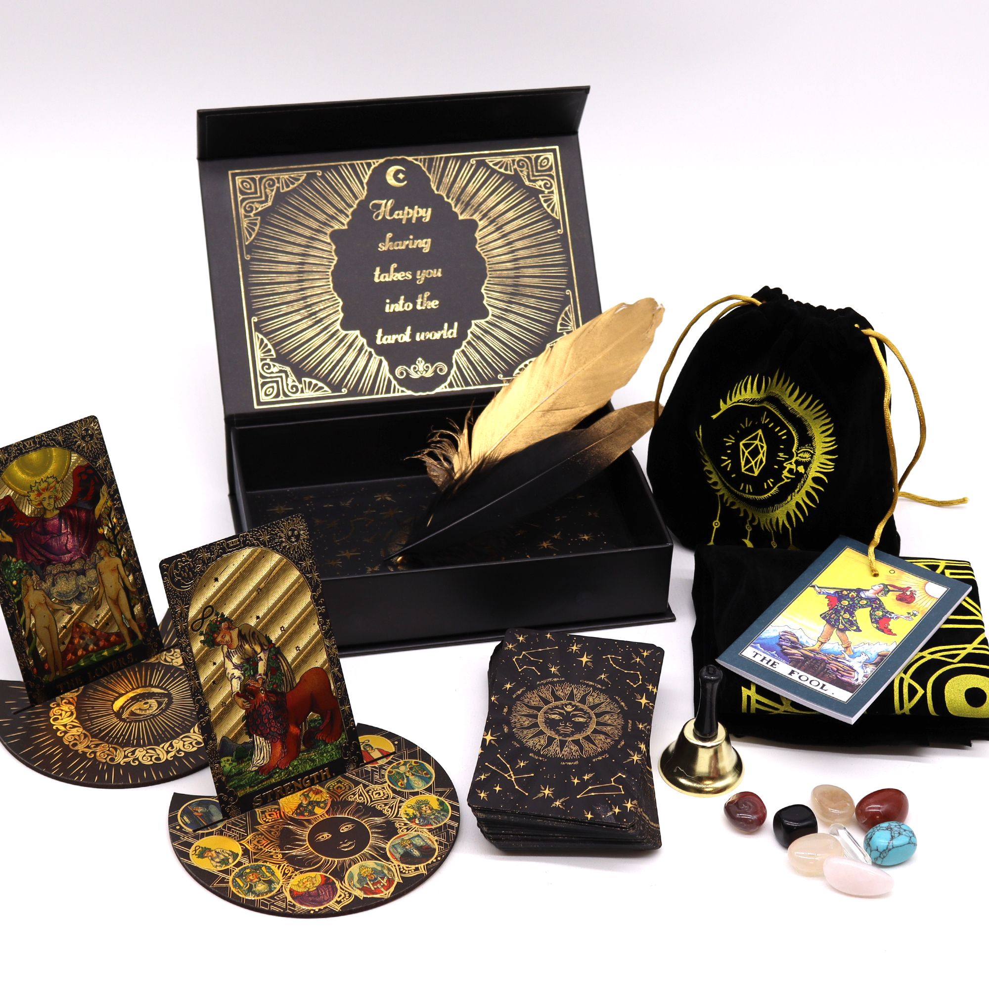 Gold Foil Tarot - Let the Magic Begin - Gift Set - Image 2