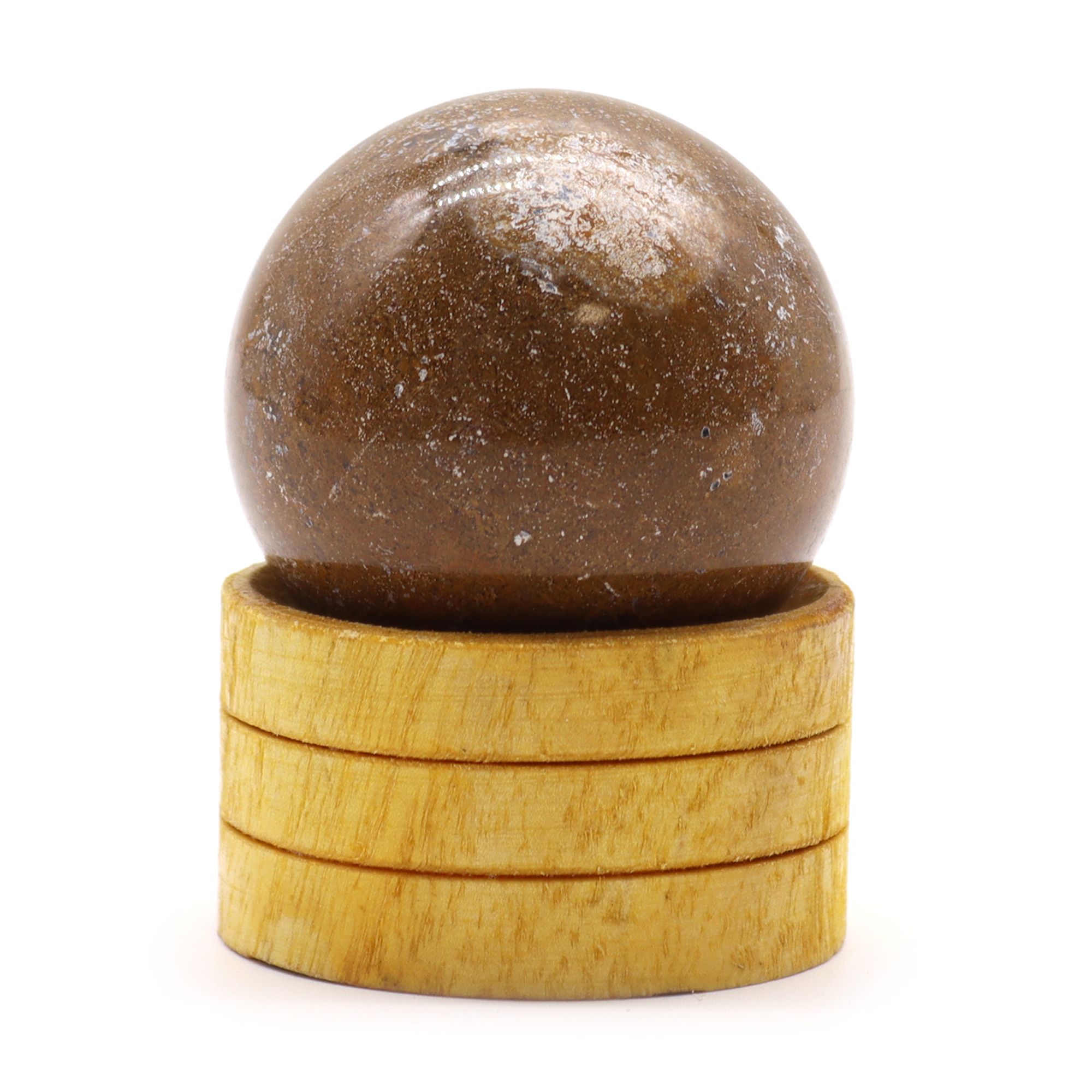 Gemstone Sphere 40mm - Ocean Agate with Stand