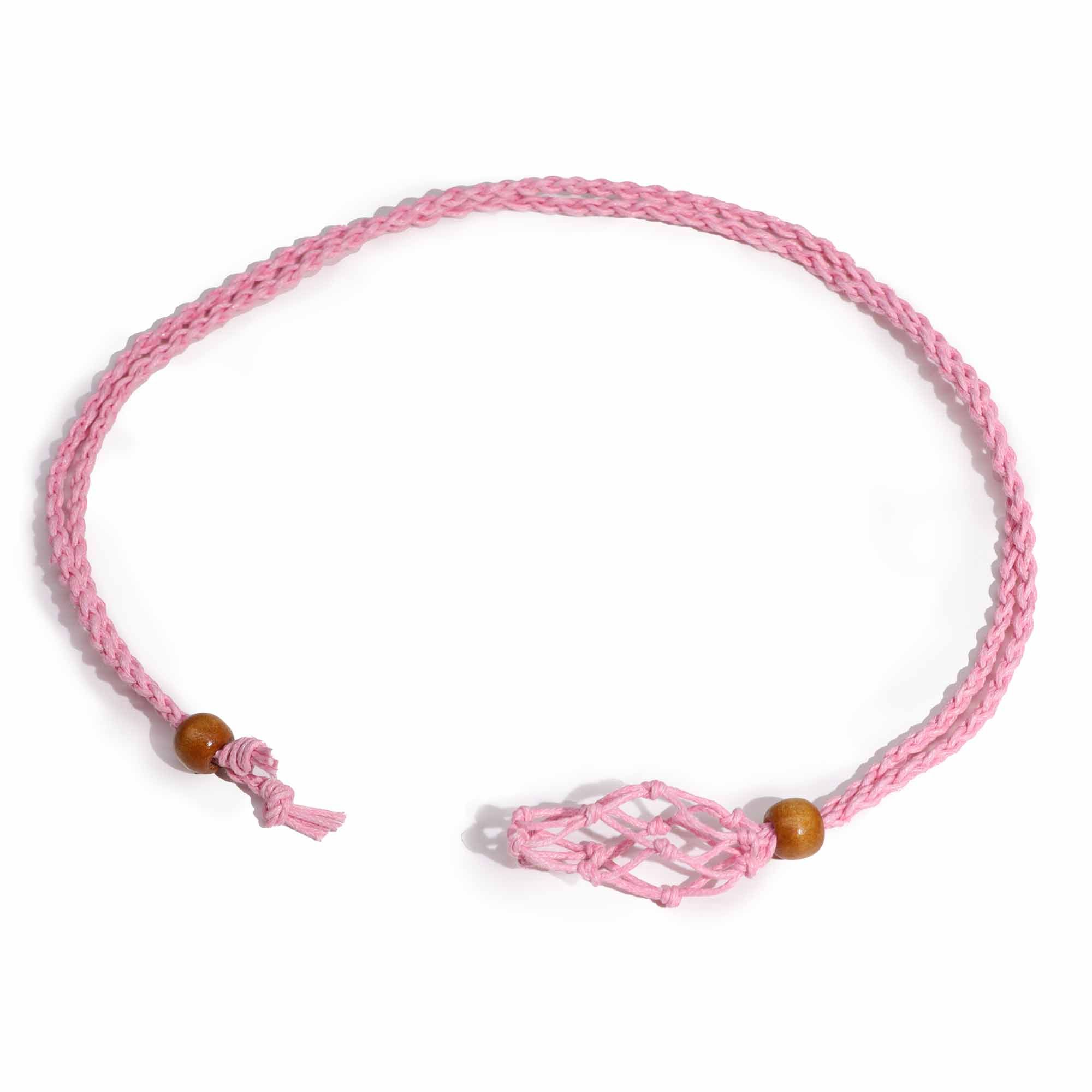 Gemstone Necklace Cord - Pink - Image 5