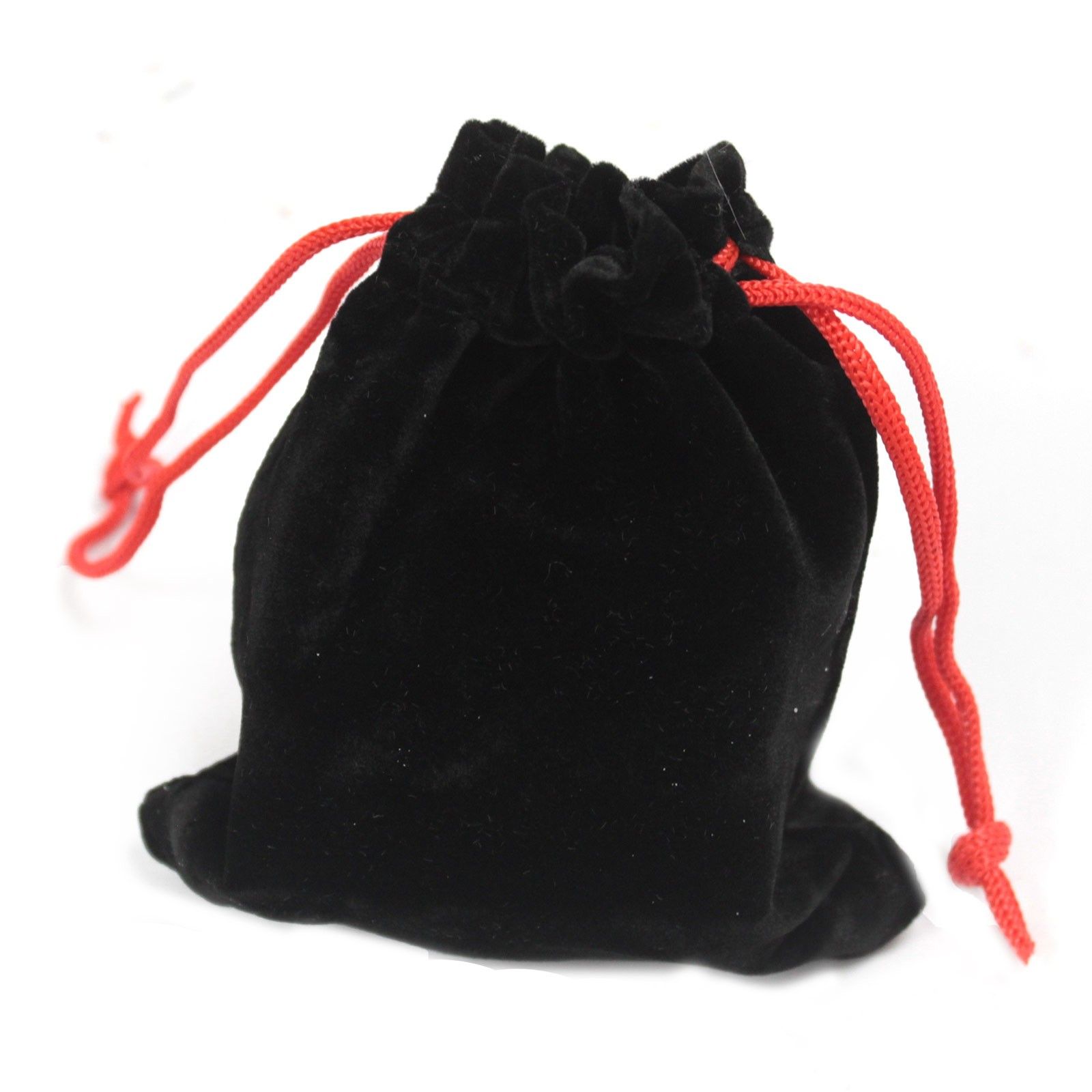 Quality Velvet Pouch - Black 10x12cm - Image 4