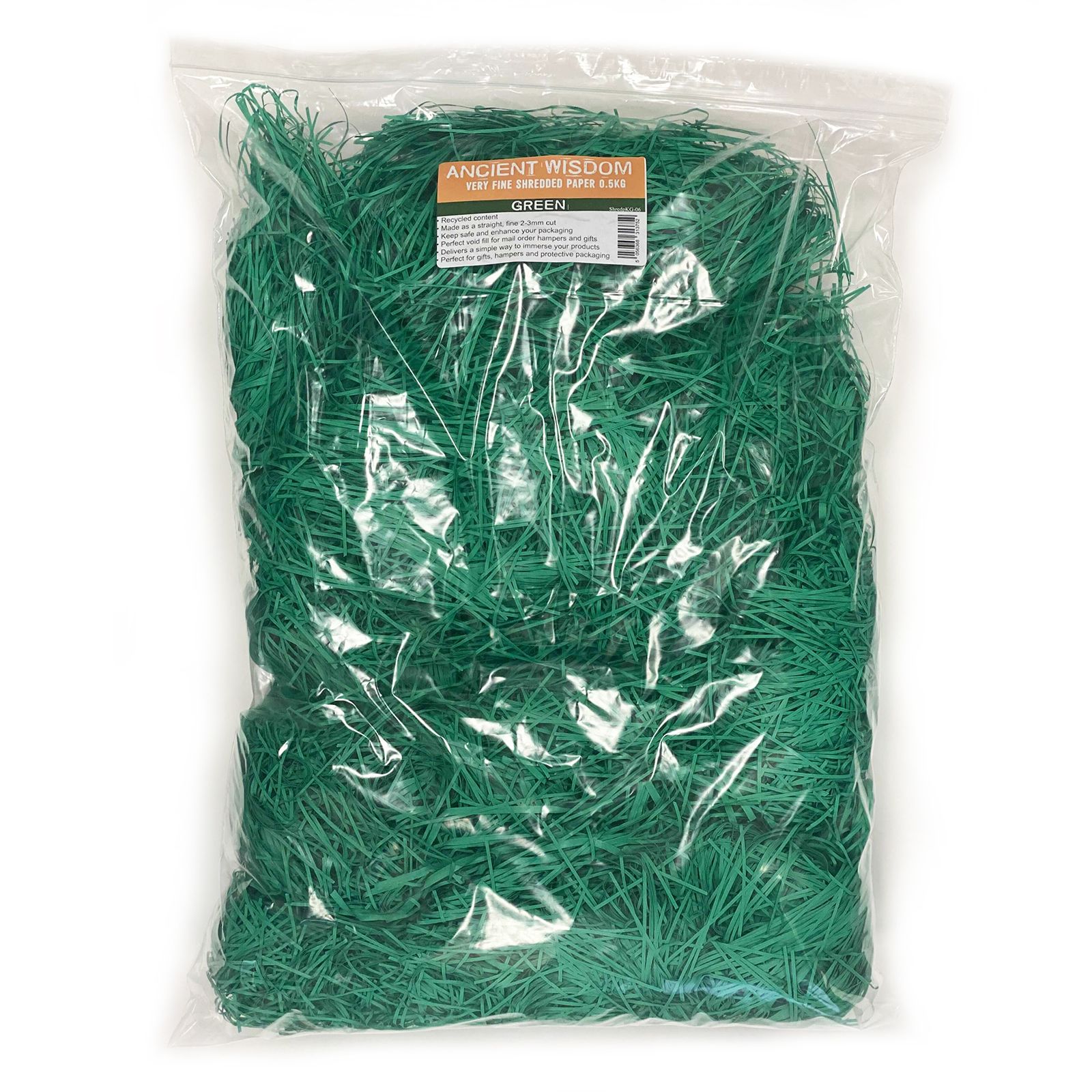 Very Fine Shredded paper - Green (0.5KG) - Image 2