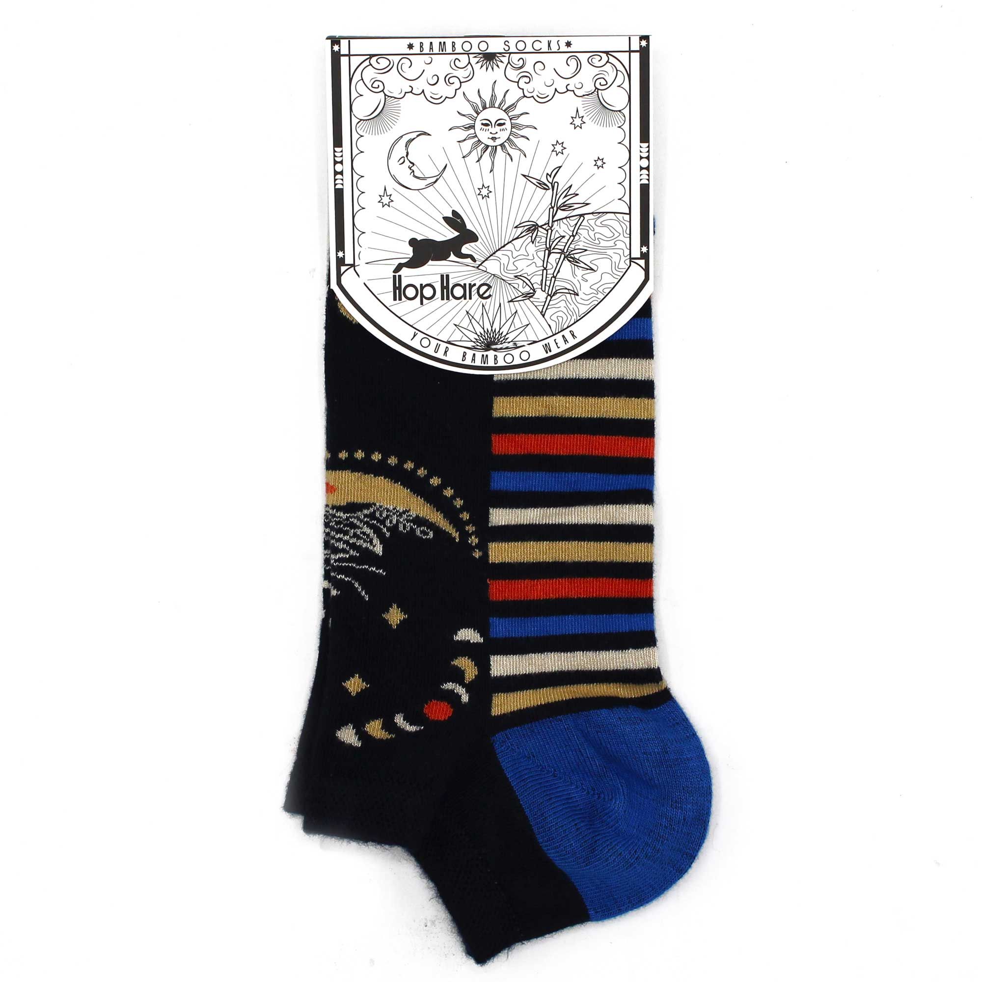 M/L Hop Hare Bamboo Socks Low (7.5-11.5) - Lunar Phases - Image 2