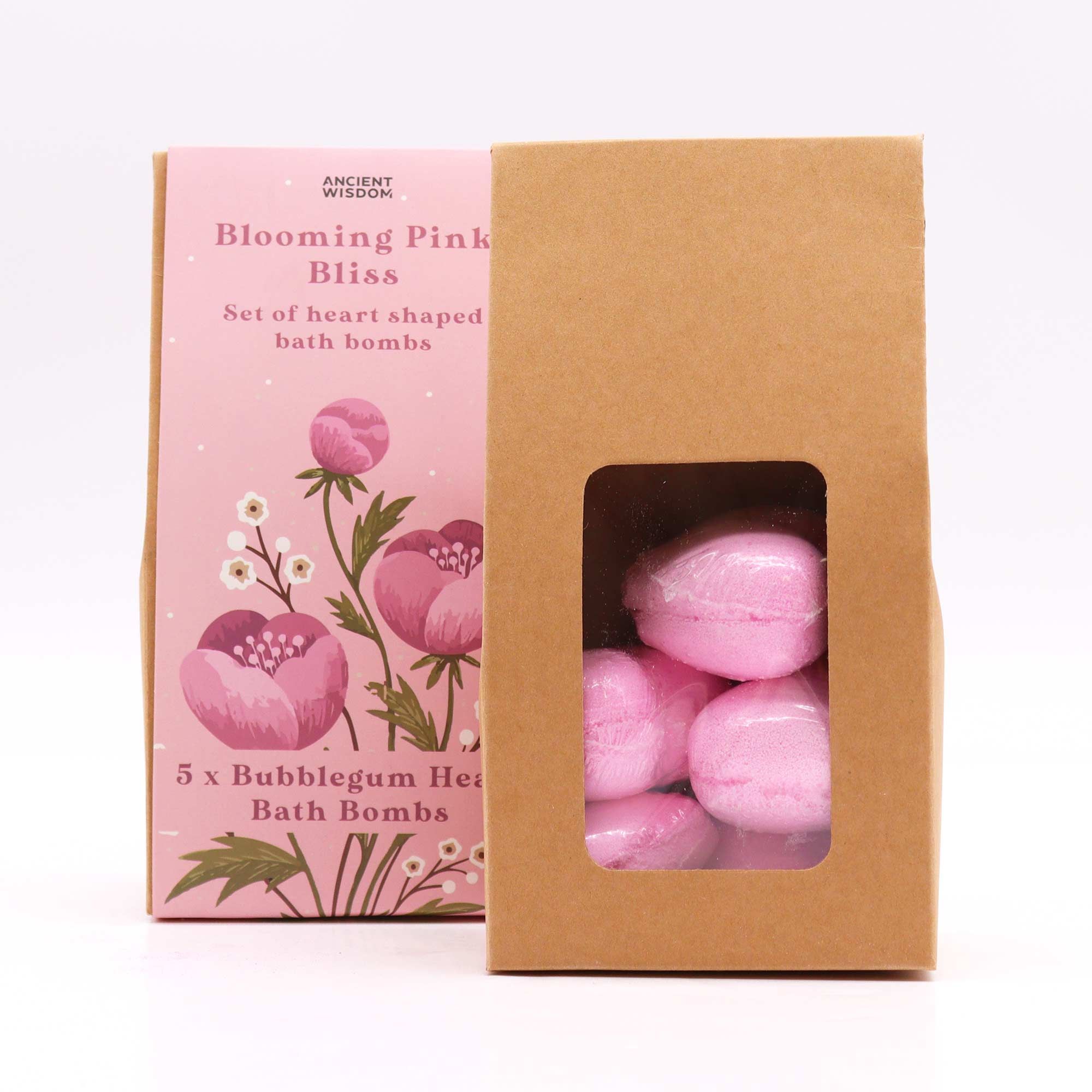 Blooming Pink Bliss Bath Heart Gift Set - Image 2