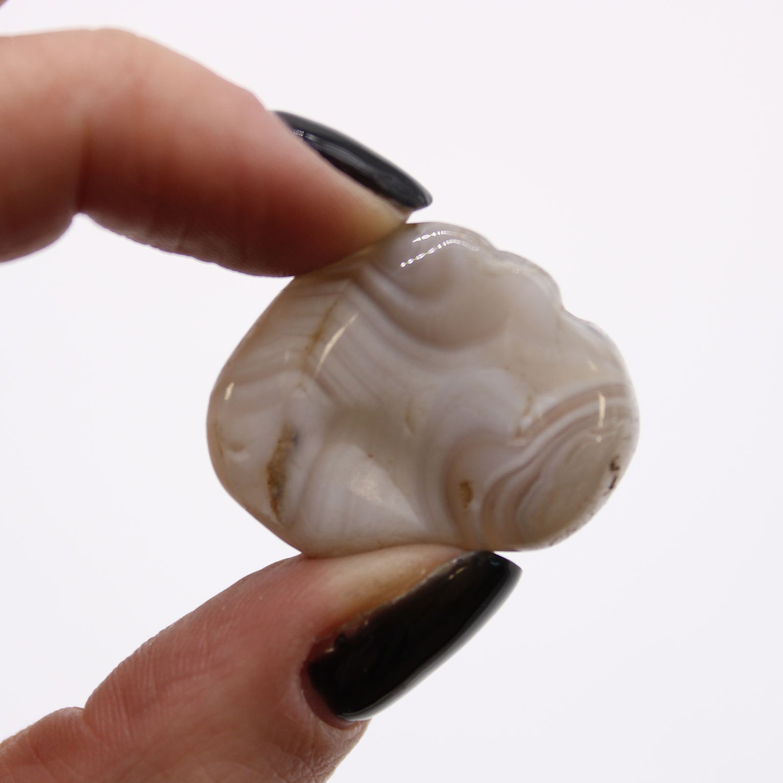 Medium African Tumble Stones - Grey Agate - Botswana - Image 4