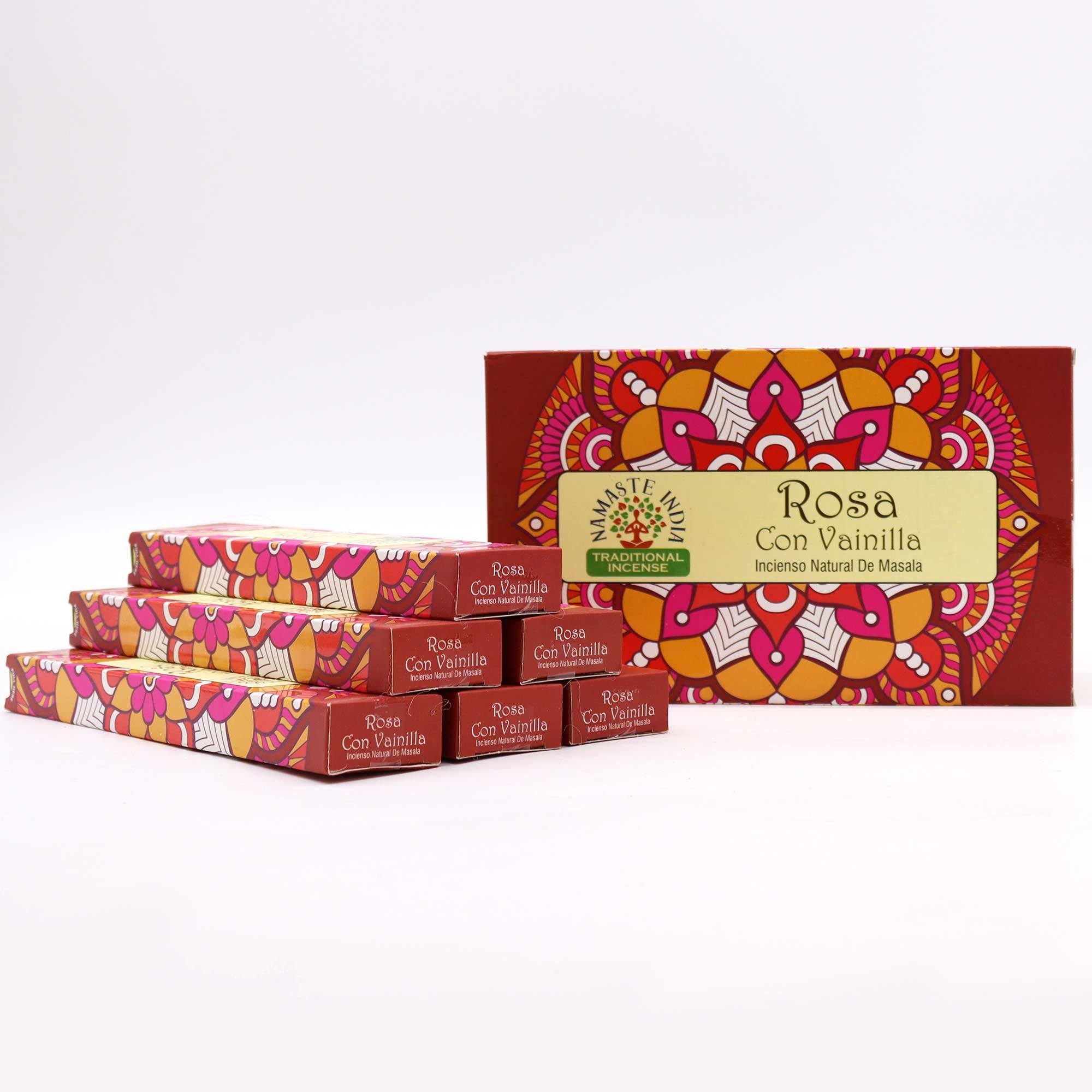 Namaste Mandala Masala Incense - Rose With Vanilla - Image 4