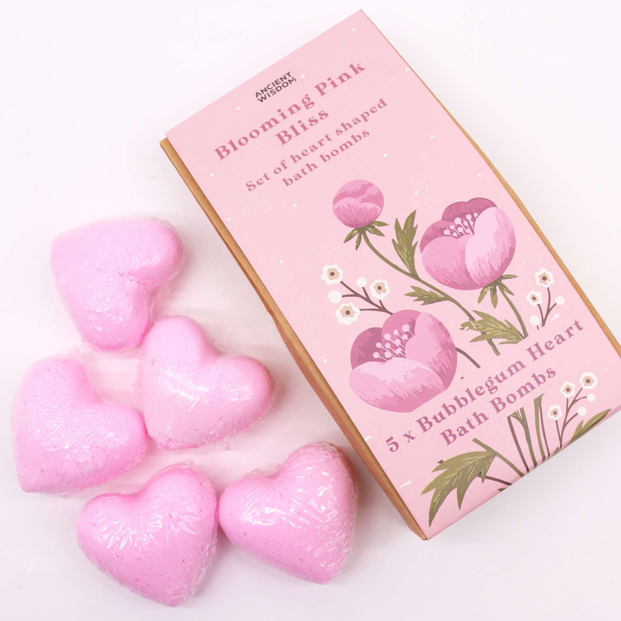 Blooming Pink Bliss Bath Heart Gift Set - Image 4