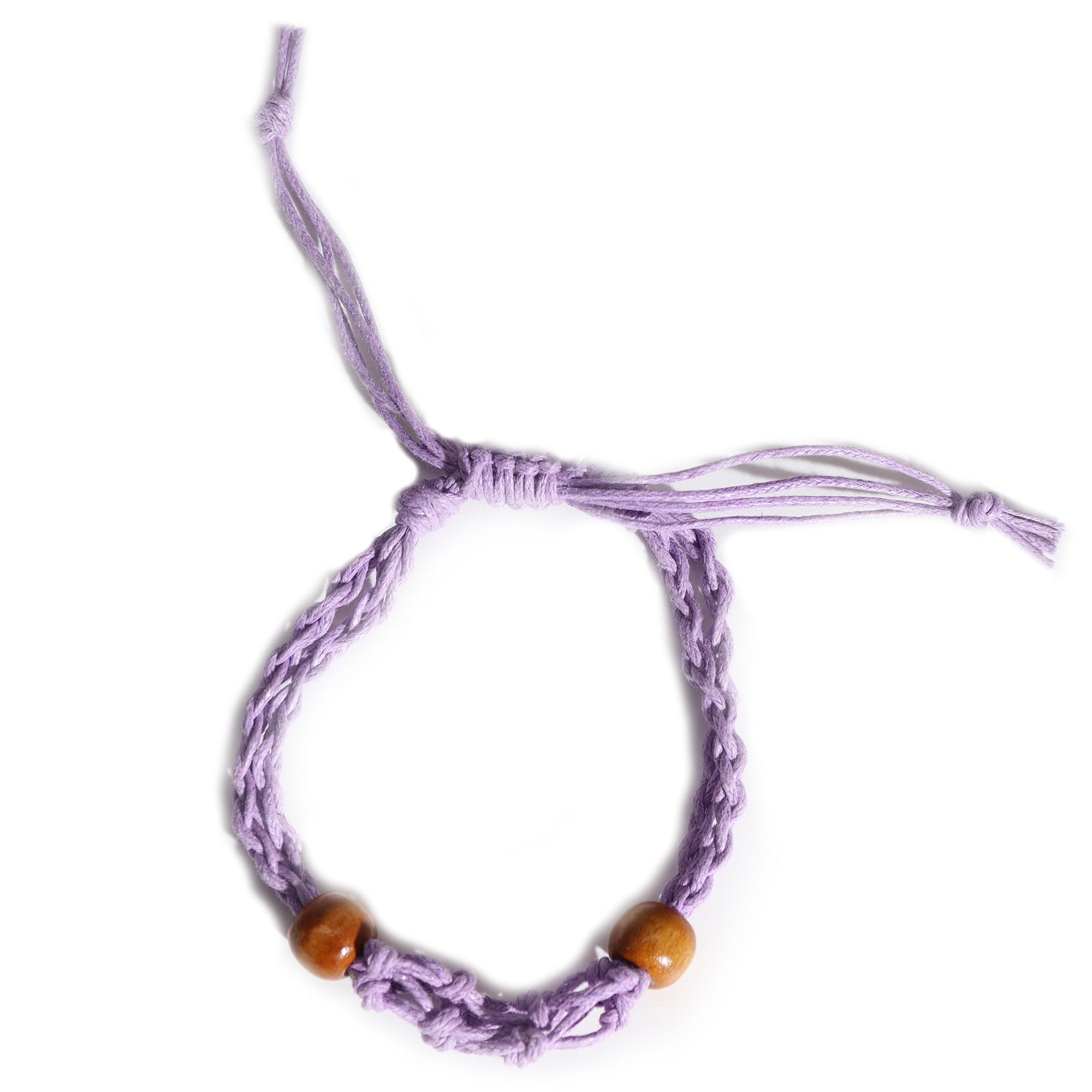 Gemstone Bracelet Cord - Purple - Image 5